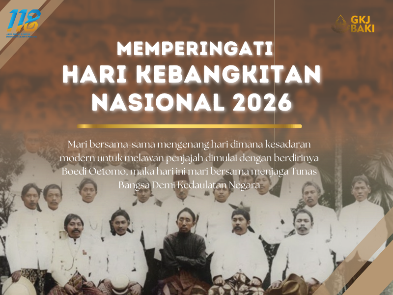 warta jemaat, Memperingati Hari Kebangkitan Nasional 2026, gereja kristen jawa, gkj, gkj baki, gereja kristen jawa baki, baki, sukoharjo, gkj klasis sukoharjo, klasis sukoharjo, klasis, sinode gkj, sinode 
